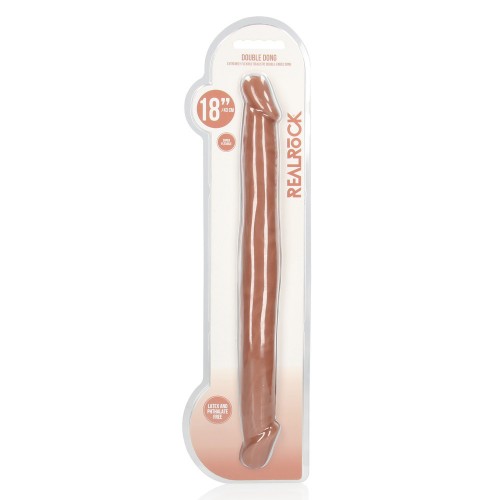 RealRock 18 Inch Double Dildo Flesh Tan RealRock 18 Inch Double Dildo Flesh Tan