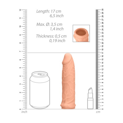 Realrock 6 Inch Penis Sleeve Flesh Pink Realrock 6 Inch Penis Sleeve Flesh Pink