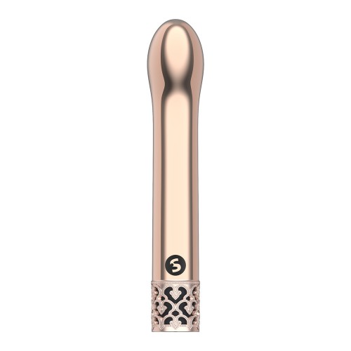Royal Gems Jewel Rechargeable G Spot Bullet Rose Gold Royal Gems Jewel Rechargeable G Spot Bullet Rose Gold