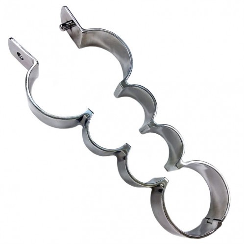 Rouge Stainless Steel Heavy Metal Wrist and Ankle Binder Rouge Stainless Steel Heavy Metal Wrist and Ankle Binder