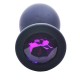 Small Black Jewelled Silicone Butt Plug Small Black Jewelled Silicone Butt Plug