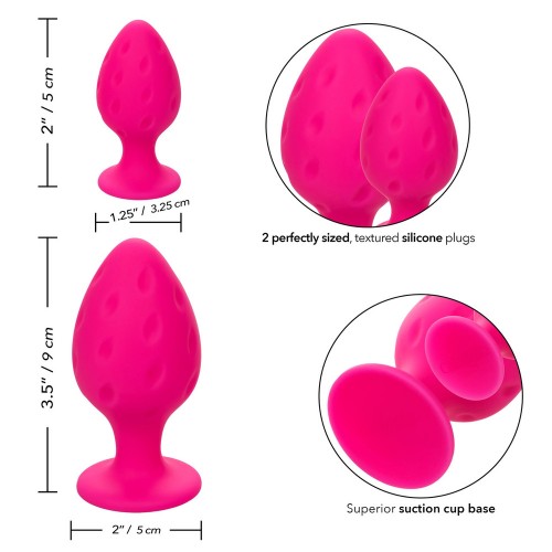 Cheeky Butt Plug Duo Pink Cheeky Butt Plug Duo Pink