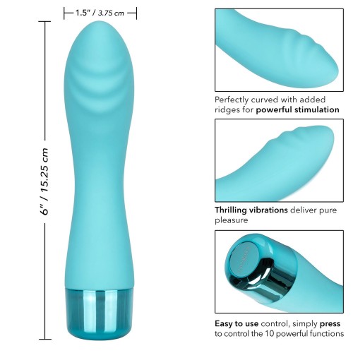 Eden Ripple Silicone GSpot Vibrator Waterproof 6 inch Eden Ripple Silicone GSpot Vibrator Waterproof 6 inch