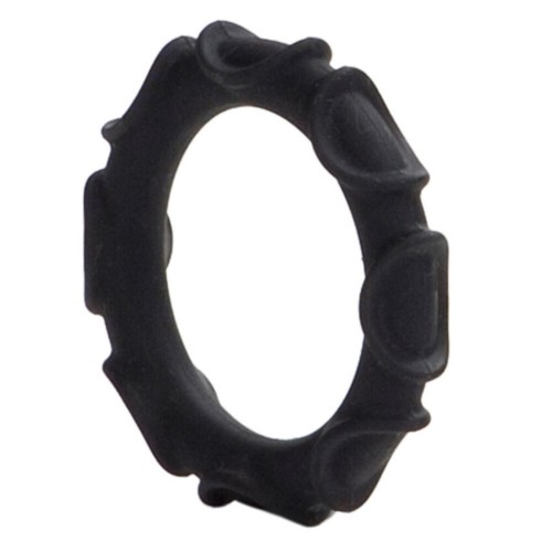 Atlas Silicone Cock Ring Black Atlas Silicone Cock Ring Black