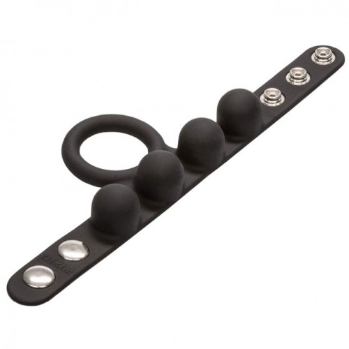 Medium Weighted Penis Ring and Ball Stretcher Medium Weighted Penis Ring and Ball Stretcher