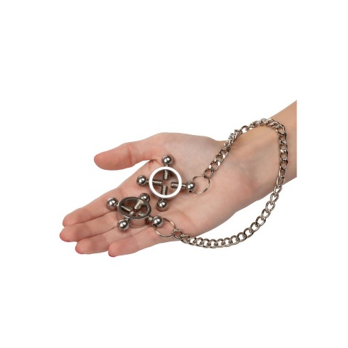 Nipple Grips 4 Point Nipple Press With Chain Nipple Grips 4 Point Nipple Press With Chain