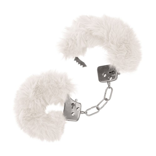Ultra Fluffy Furry Cuffs White Ultra Fluffy Furry Cuffs White
