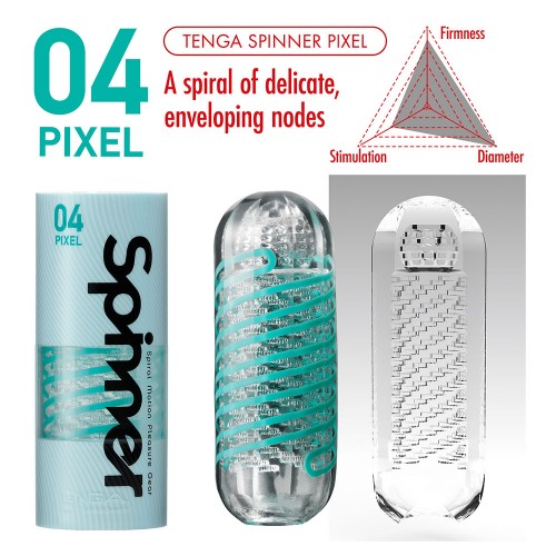 Tenga 04 Pixel Spinner Masturbator Tenga 04 Pixel Spinner Masturbator