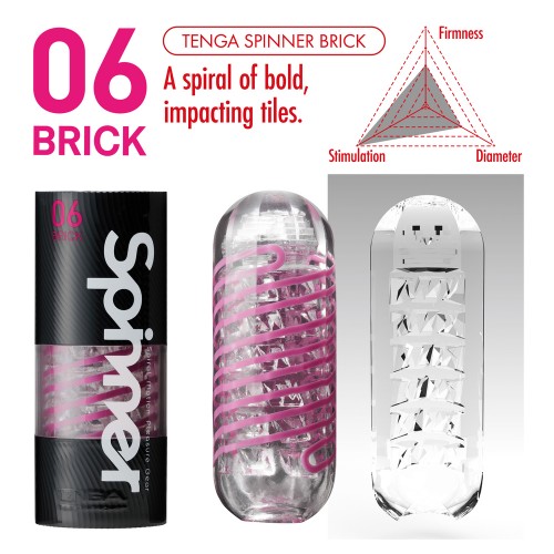 Tenga 06 Brick Spinner Masturbator Tenga 06 Brick Spinner Masturbator