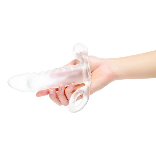 Size Up Clear Penis Vibrating 2 Inch Extender Size Up Clear Penis Vibrating 2 Inch Extender