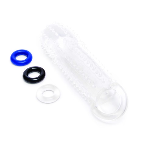 Size Up Clear Textured 1.5 Inch Extender Size Up Clear Textured 1.5 Inch Extender