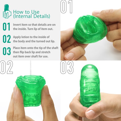 Tenga UNI Emerald Sleeve Masturbator Tenga UNI Emerald Sleeve Masturbator