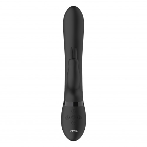 Vive Amoris Black Rabbit Vibrator With Stimulating Beads Vive Amoris Black Rabbit Vibrator With Stimulating Beads