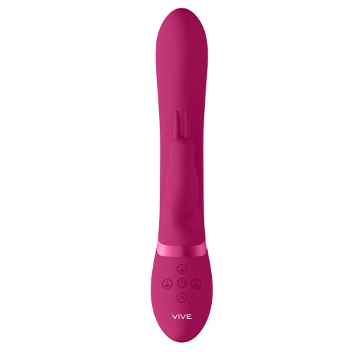 Vive Amoris Pink Rabbit Vibrator With Stimulating Beads Vive Amoris Pink Rabbit Vibrator With Stimulating Beads