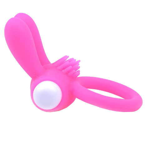 Cock Ring With Rabbit Ears Pink Cock Ring With Rabbit Ears Pink