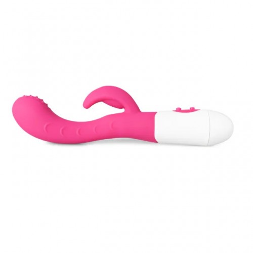 Silicone Dual Motors GSpot Vibrator Pink Silicone Dual Motors GSpot Vibrator Pink