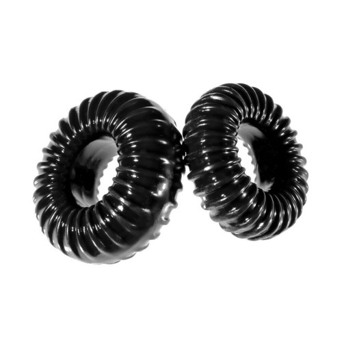 Perfect Fit XPlay Gear Slim Ribbed Cock Rings 2 Pack Perfect Fit XPlay Gear Slim Ribbed Cock Rings 2 Pack