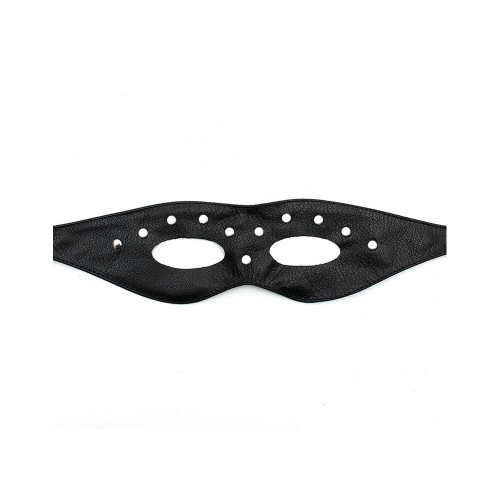 Leather Open Eye Mask With Rivets Leather Open Eye Mask With Rivets