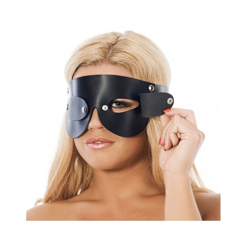 Leather Blindfold With Detachable Blinkers Leather Blindfold With Detachable Blinkers