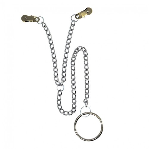 Nipple Clamps With Scrotum Ring Nipple Clamps With Scrotum Ring