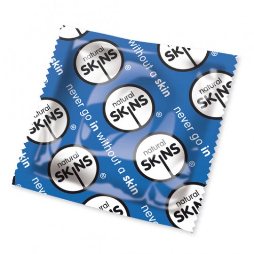 Skins Condoms Natural x50 (Blue) Skins Condoms Natural x50 (Blue)